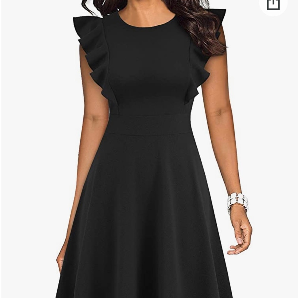 yathon fit and flare dress L